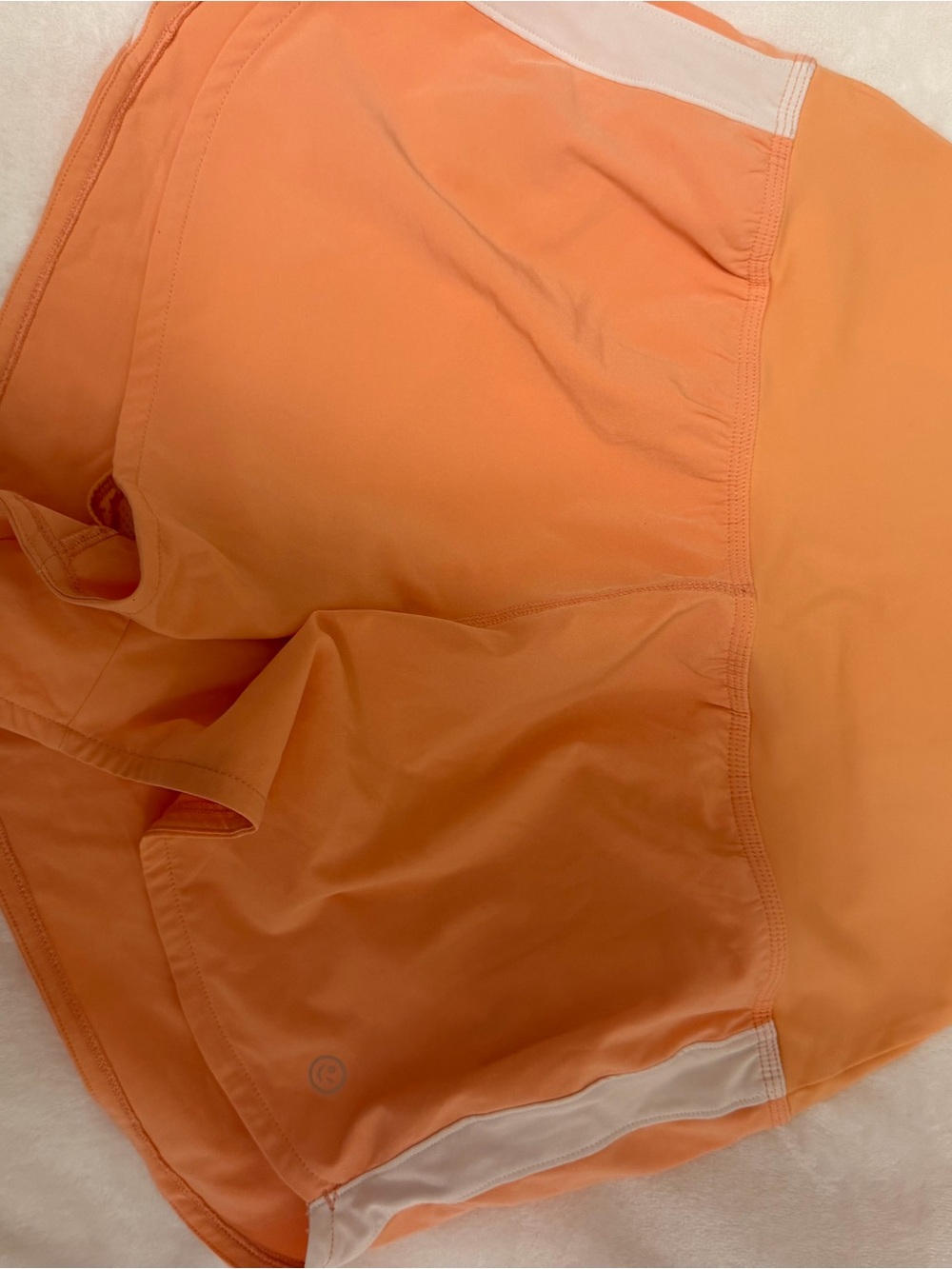 Gilly Hicks Peach-Orange Women's Athletic Shorts